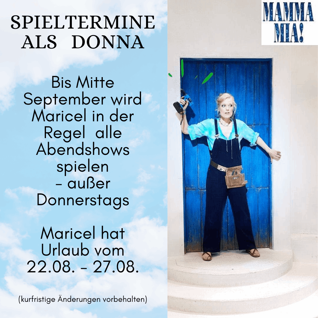 Mamma Mia Musical Hamburg Maricel als Donna